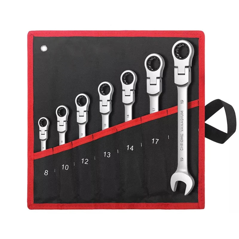 Universele 72-Tands Ratelsleutel Combinatiesleutel Set